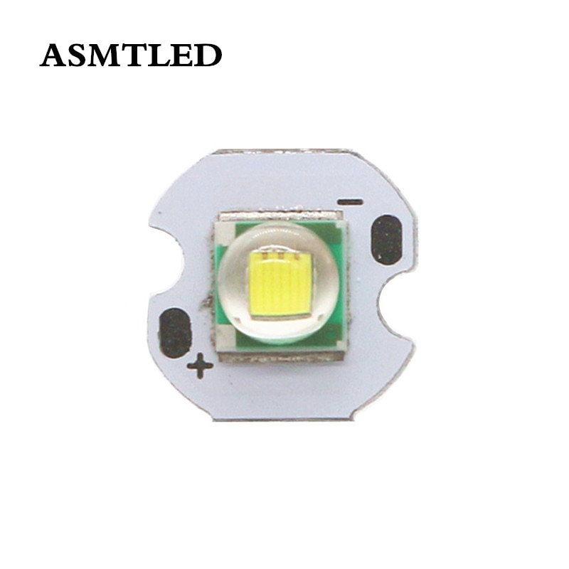 LED CREE 5050 LED Chip 3,2-3,4 V 45mil 1-3W hoch Energie Perlen Mit 10mm 16mm 20mm Aluminium PCB Kühler Tafel Für DIY Taschenlampe