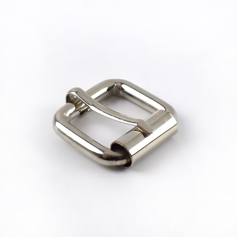 5/10/20 stuks 25mm gespen voor tas riem riem web verstel rol pin gesp drukknoop rechthoek leer ambacht reparatie doe-het-zelf accessoires: 25mm-5 stuks / Zilver