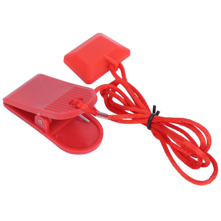 Interruptor de seguridad para máquina de correr, imán de bloqueo, llave, cinta de correr, accesorio Universal, Clip de seguridad cuadrado, 2 uds.
