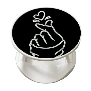 Round Finger Grip Mobile Phone Holder Expanding Stand Grip Support Anti-Fall Foldable Universal for Smartphone: A1613