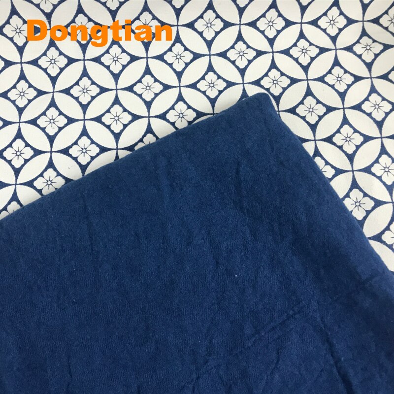100% Cotton Natural Hand Dyed Plant Dyed Fabric Solid Color Indigo Fabric Sashiko Fabric Boro Project Fabric Width 150cm