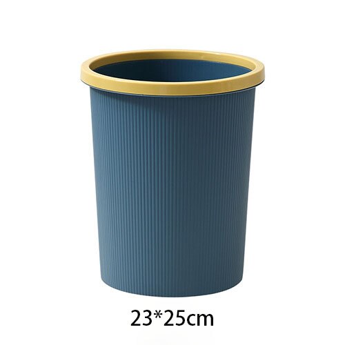 Poubelle en plastique grande cuisine salle de bains bureau, corbeille pour toilettes salon sans couvercle: 2