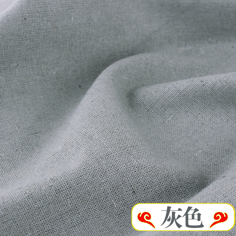 50 x 150cm enfärgat linne-bomullstyg för nålbroderi lapptäcke sömnad textilier sommarkläder ramityg: Sakura rosa