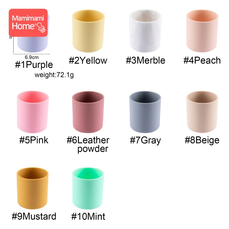 1pc baby drinkbekers voor training, waterbekers voor baby's, voedingsbekers voor peuters, drinkbekers van siliconen voor voedselveiligheid, drinkgerei voor kinderen