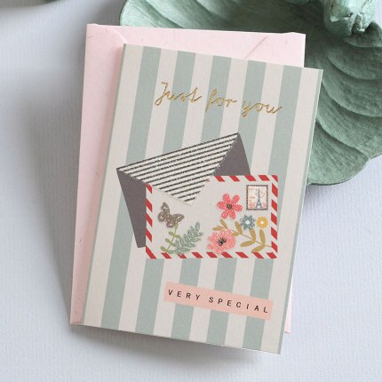 15pcs Mini Greeting Card Birthday Card Best Wishes Small Flower Card: 08