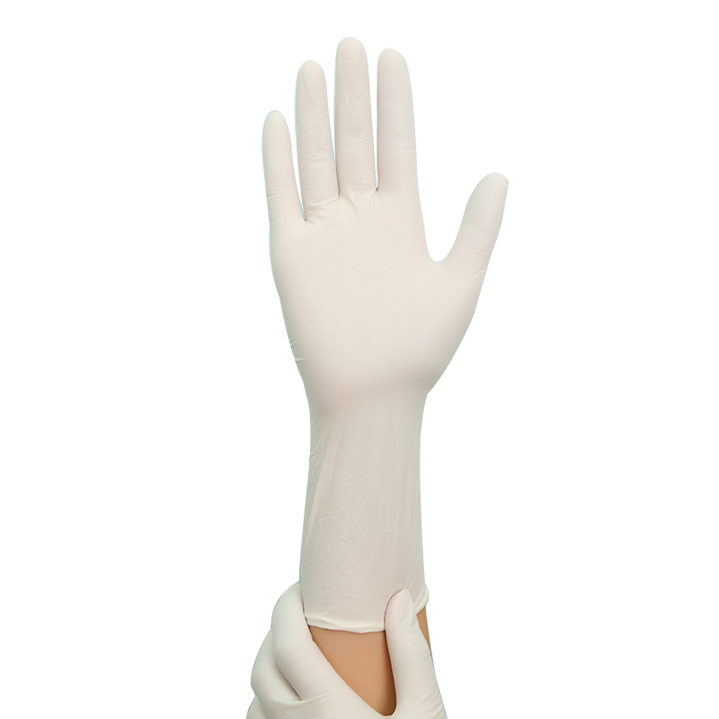 100 Stuks Wegwerp Handschoenen Witte Nitril Rubber Latex Handschoenen Voedsel Laboratorium Cleaning Plastic 12 Inch Lange Dikke Duurzaam Handschoenen