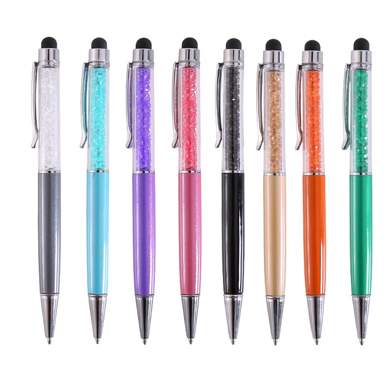 1pcs Zufällig 2 in 1 Kugelschreiber Touch Screen Stylus Stift Nützliche Tablet Pen Für Pad Smart Telefon