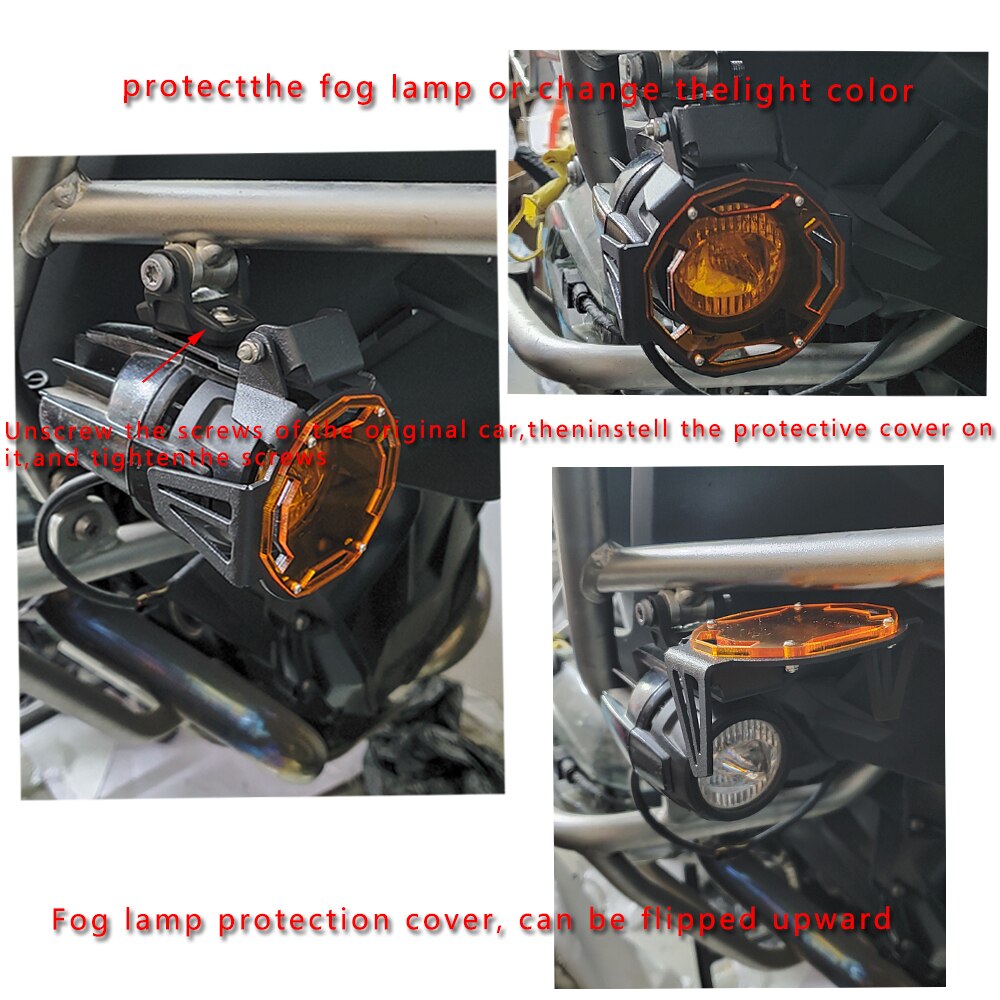 Motorcycle Fog Lamp Light Cover Guard Grill Grille Protector For BMW R1200GS R1200 GS R1250GS ADV LC F750GS F850GS S1000XR G310