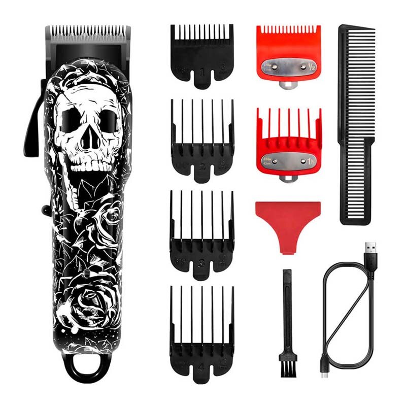 Kapperszaak Tondeuse Professionele Tondeuse Oplaadbare Kapper Elektrische Mannen Cordless Kapsel Verstelbare Keramische Blade