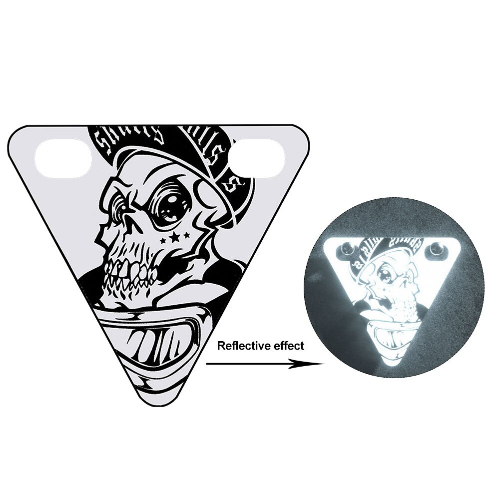 Pegatinas reflectantes de instalación magnética superbrillantes, de advertencia para motocicleta nocturna, tira de estilismo para ciclismo al aire libre