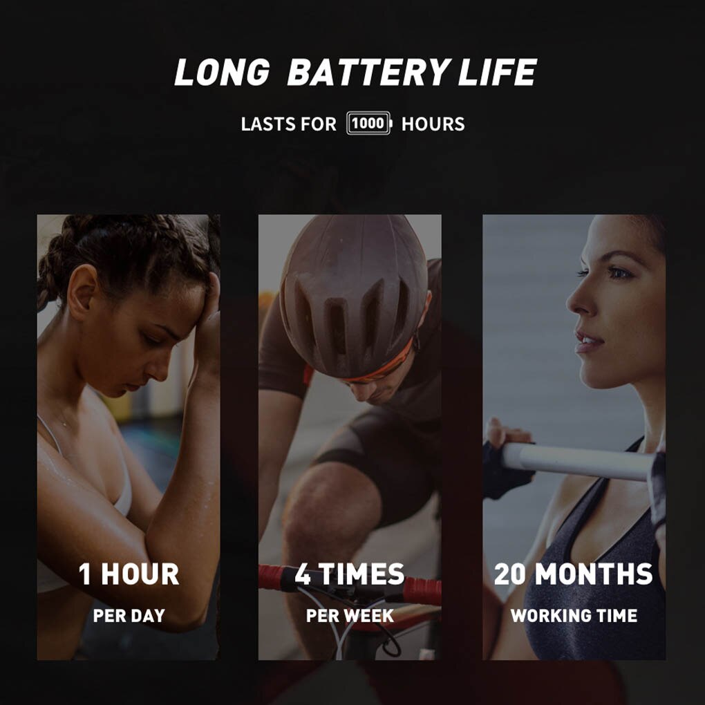 Heartrate Chest Strap Indoor Outdoor Fitness Train Heart Rate Adjustable Band Waterproof Heartrate Monitor Bluetooth-compatible