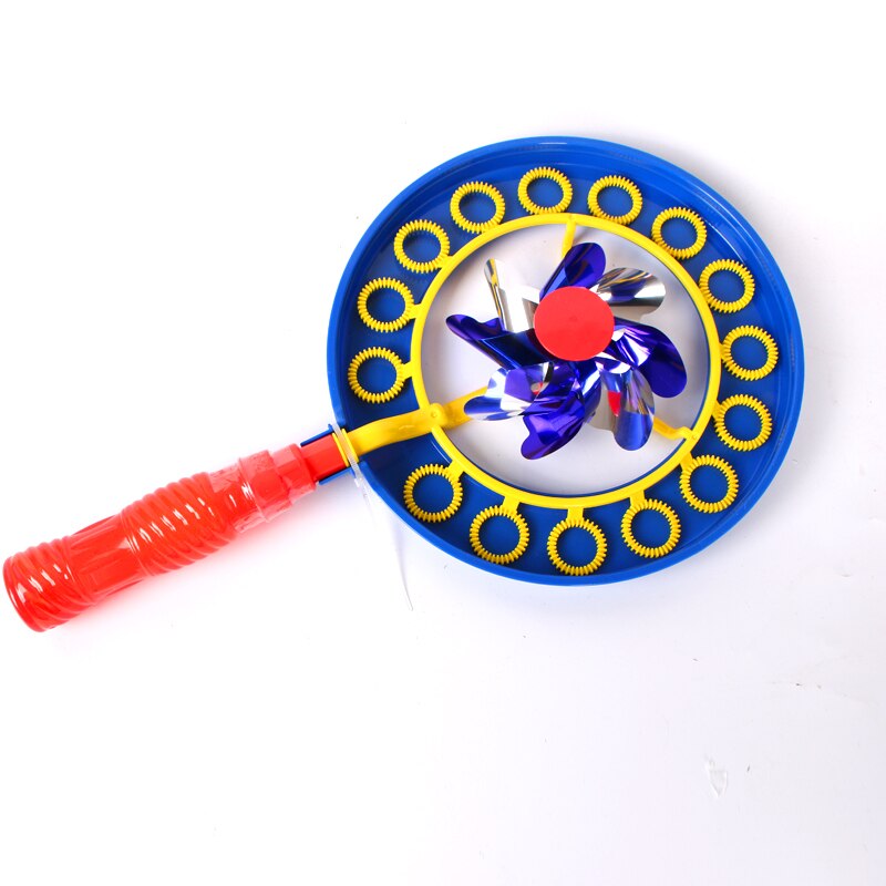 Bubble Wand Speelgoed Kinderen Buiten Spelen Speelgoed Twee-In-een Bubble Stok Windmolen Magic Draagbare Bubble Stickchildren