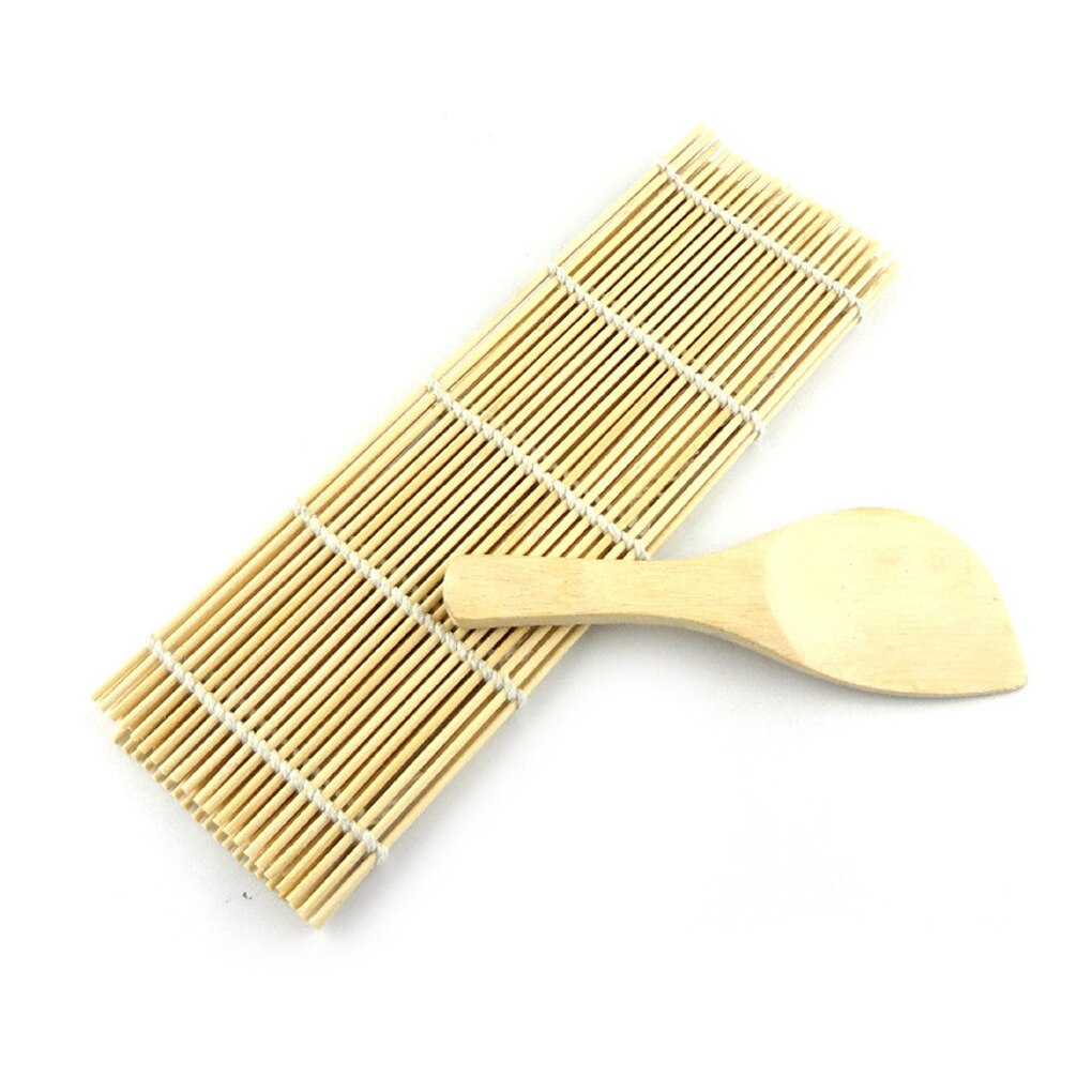Sushi tapis roulant Sushi bambou rouleau Sushi cuillère riz rouleau riz palette Sushis fabricant outils Sushis rideau accessoires de cuisine