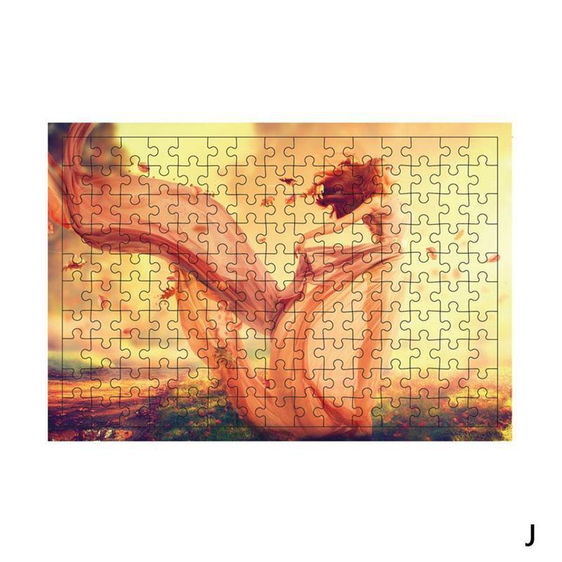 150 Piece Tube Scenery Intelligent Puzzles For Children Interactive Jigsaw Education Learning Brain Adults Teaser Toy Assem L7P0
