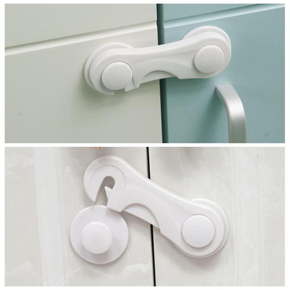 1/5/10pcs Multi-function Baby Drawer Lock Plastic Child Safety Lock Cabinet Refrigerator Window Closet Protective Toddler Protec