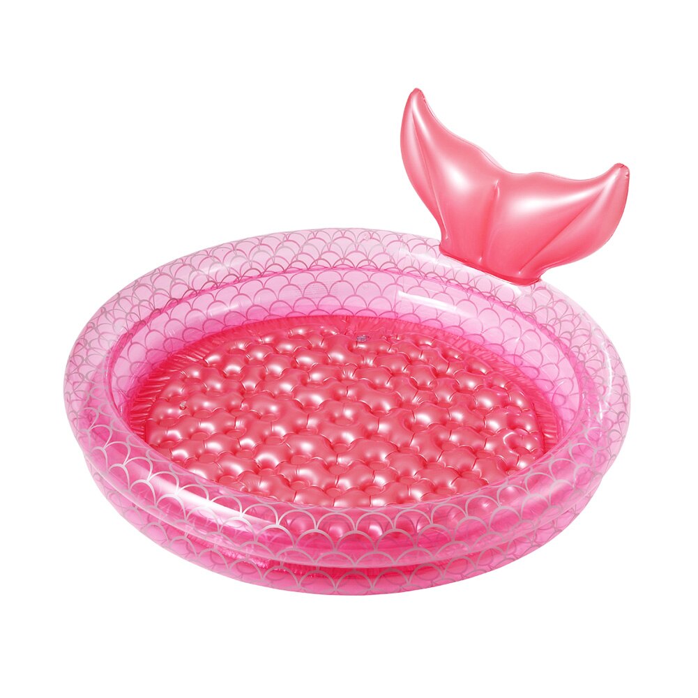 Verdickte, aufblasbare pvc-poolmatte mit doppelter lage, sicherheitsbadewanne, spielmatte, strapazierfähige strandmatratze, rundes becken, krabbelkissen: C