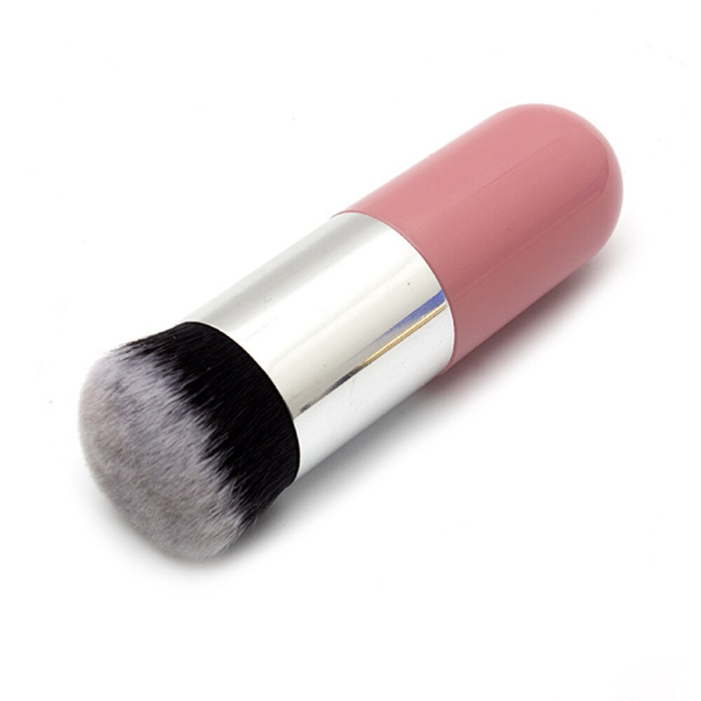 1pc draagbare concealerkwasten make-upkwasten blush poeder make-upkwasten ronde kop brochas foundationkwast met net