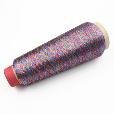 Hilo de coser dorado y plateado para bordar, hilo de seda brillante de Metal para punto de cruz, bordado a mano, 3550 yardas: 7