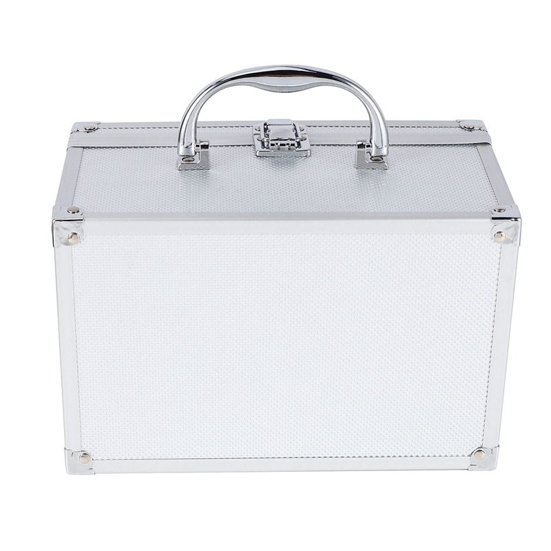 Aluminum Alloy Tool Box Portable Safety Equipment Instrument Case Display Case Suitcase Hardware Tool Case 230X150X125mm