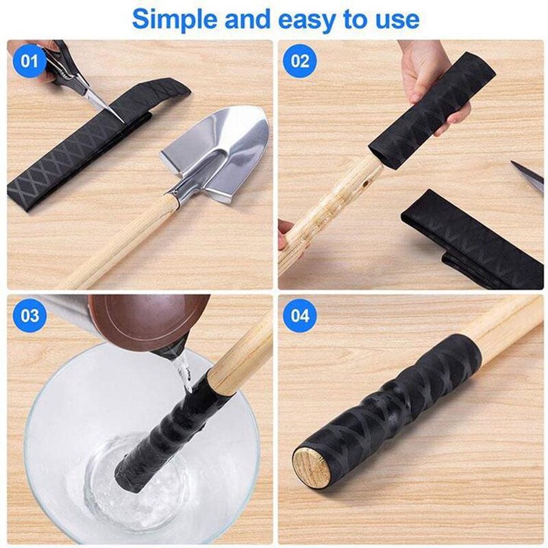 Heat Shrink Rod Wrap for Fishing Rods Heat Shrink Sleeve Wrap Tubing Non Slip Waterproof YA88