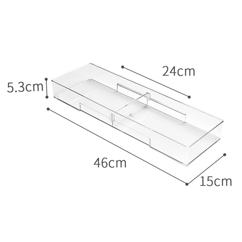 Organisateur de couverts et d'ustensiles, tiroirs de cuisine pour couverts de cuisine, fournitures de bureau, rangement de bureau de maquillage, Organization d'outils de Garage: Argent
