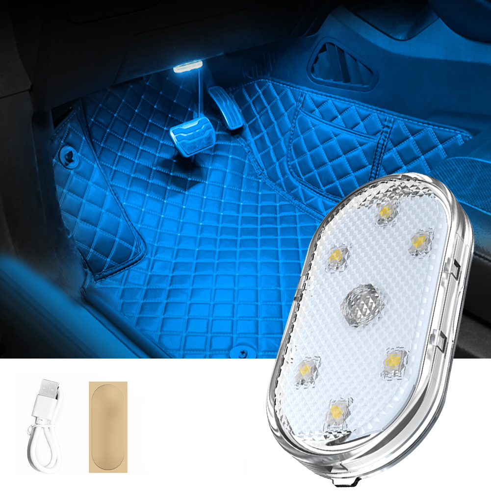 Auto beleuchtung multi-funktion leselampe led atmosphäre lampe auto touch sensing usb lade auto dach notfall lampe: 4300 Karat Weiß gelb
