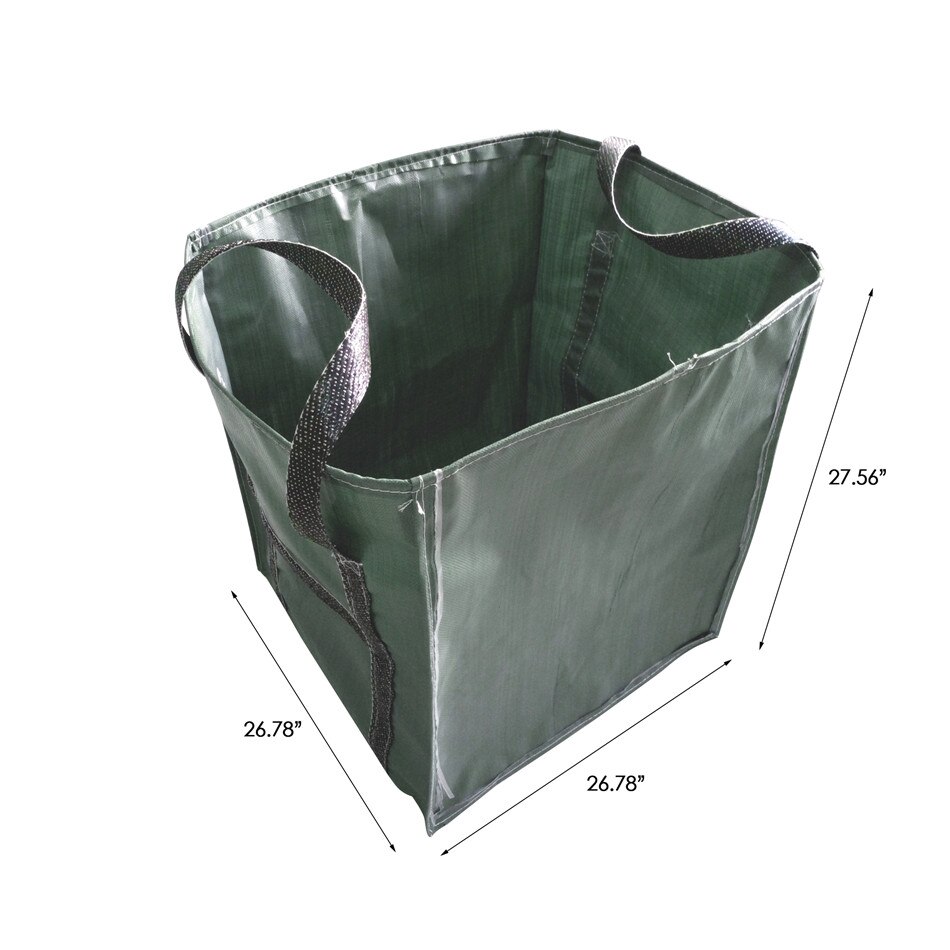 Grote Zware Tuin Blad Zakken Herbruikbare Opvouwbare Container Met Handvat Milieu: 68X68X70CM