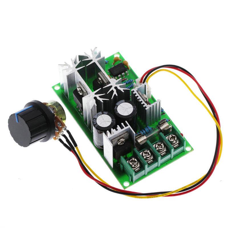 20A PWM DC Motor Speed Controller 12V 24V 36V 48V /w Potentiometer Knob Switch