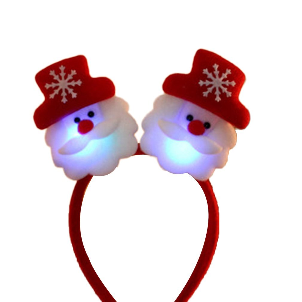 1pcs Christmas Headband Hair Accessories Deer Ears For Kids Adult Christmas Party Deals Santa Xmas Hair Band Clasp Headwear: Style12