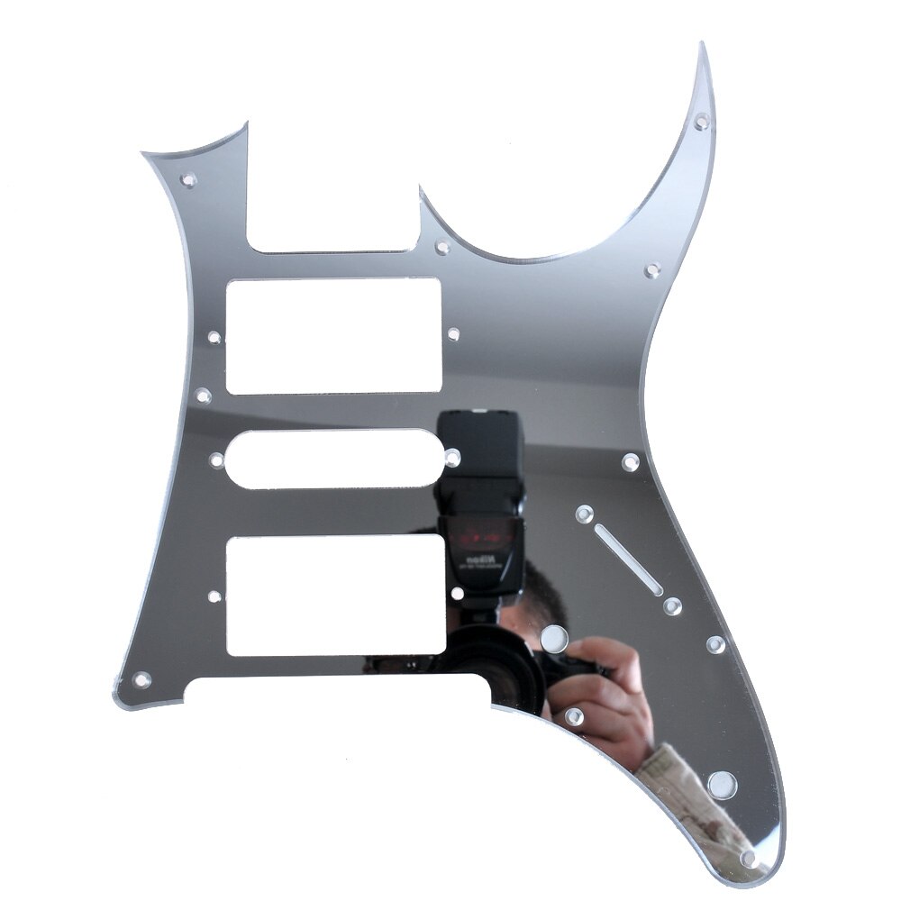 Kmise Electric Guitar Pickguard Replacement Scratch Plate HSH 3 Ply 11 Colors Available: Mirror
