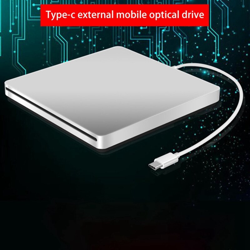 Usb Externe Cd/Dvd Drive Type C Draagbare Drive-Gratis Cd Films Spelers Voor Laptop Pc Windows Mac