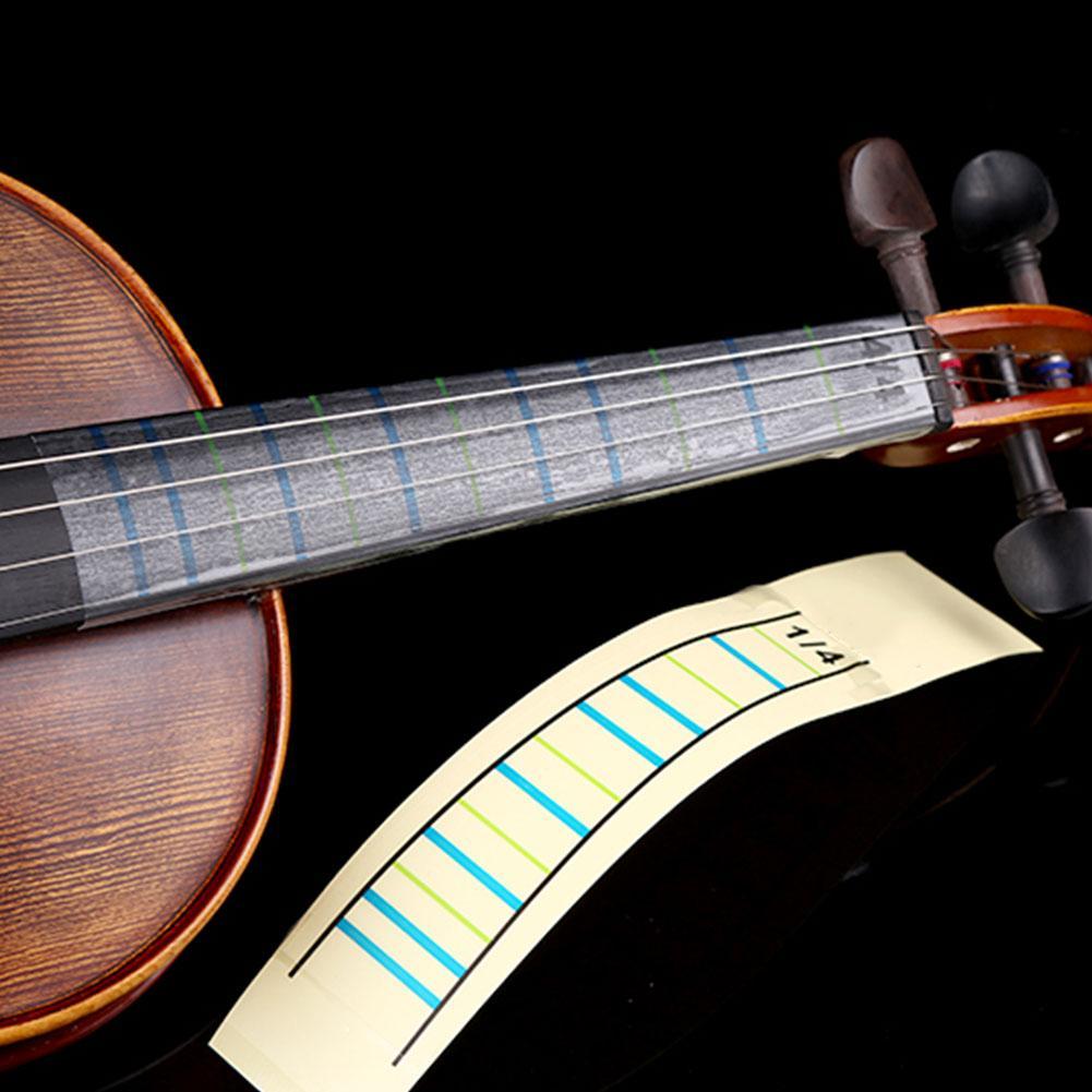 Beginner Violin Scales Put the Bitmap Scale Stickers Accessories Stickers Intonation Violin Leaving Violin Glue Stickers Wi D2C0