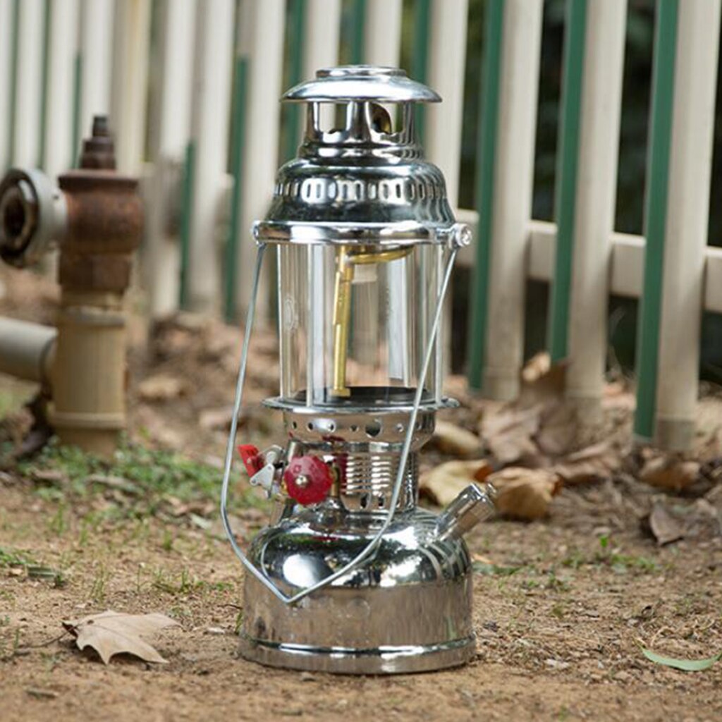 Outdoor Draagbare Gas Lantaarn Camping Wandelen Light Kerosine Olie Lamp Verlichting