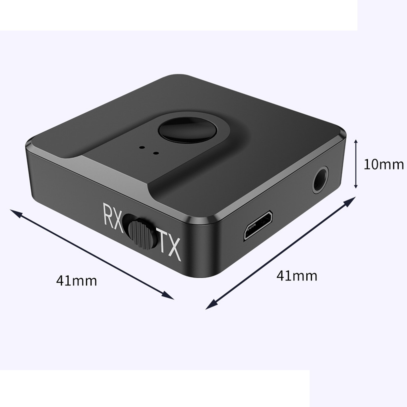 Bluetooth 5.0 Audio Transmitter Receiver Wireless Adapter 10M 3.5mm Audio Cable Wireless Adapter Music Micro USB Power Cord