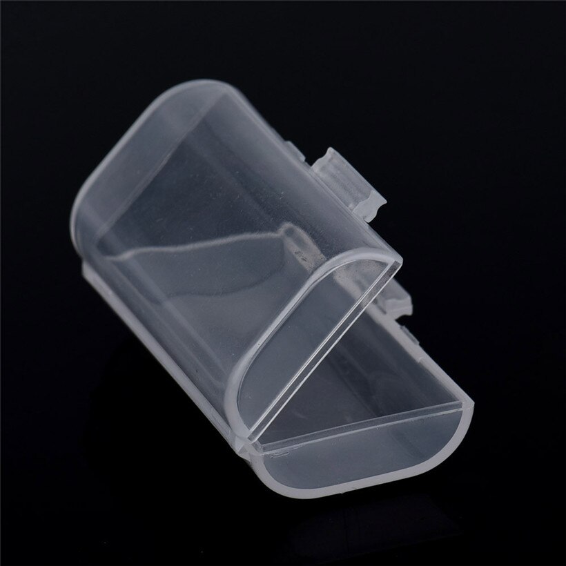 Draagbare Hard Plastic Battery Case Holder Opbergbox voor 2 xAAA Batterijen 0814