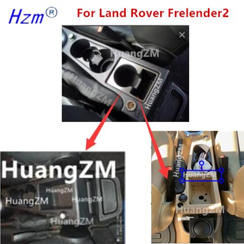 For Land Rover Frelender2 Armrest box For Land Rover Freelander car Armrest box Interior Parts content Storage box with USB LED