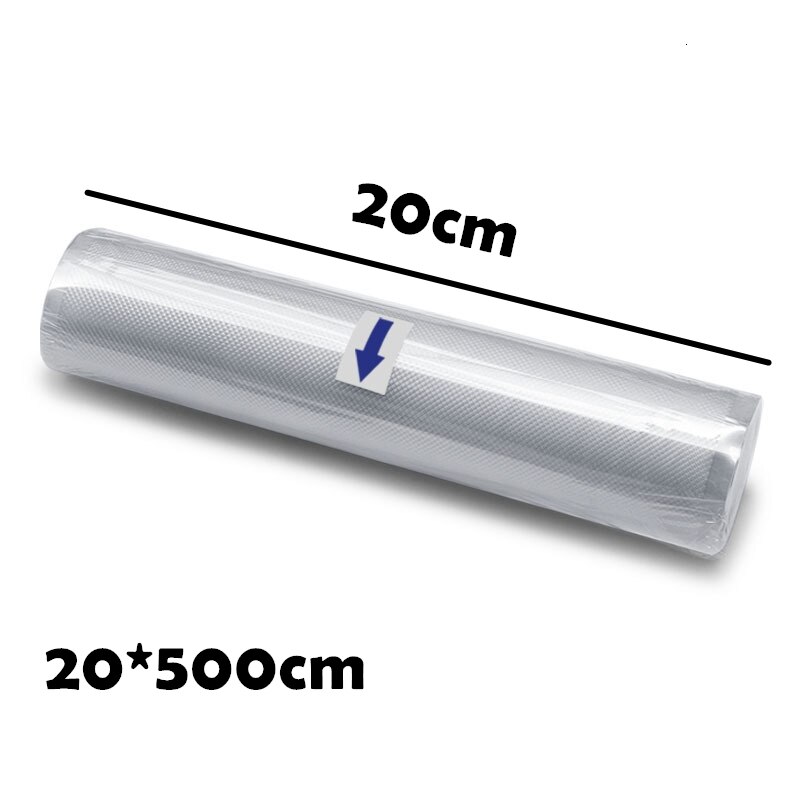 Haushalt Lebensmittel Vakuum Verpackung Tasche Für Vakuum Versiegelung Vakuum Lagerung Taschen Oder Rolle Lebensmittel Frische Lange Halten Küche Werkzeug Zubehör: 20x500cm