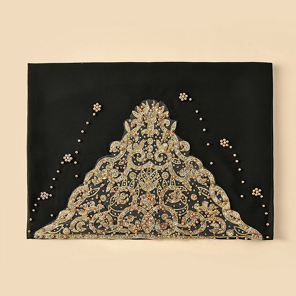 Ramadan Muslimischen Hijab Mit Strass Chiffon Schals Für Frauen Islam Kleidung Kopftücher Mit Stein Schal Damen Schleier