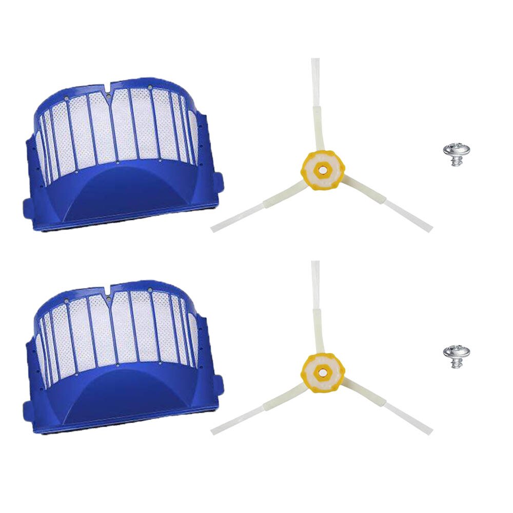 Aero Vac Filtri e Beater Pennelli di Setola e Spazzole Laterali per iRobot Roomba Serie 600 620 630 650 660 680 parti per Vaccum Cleaner: SMT120