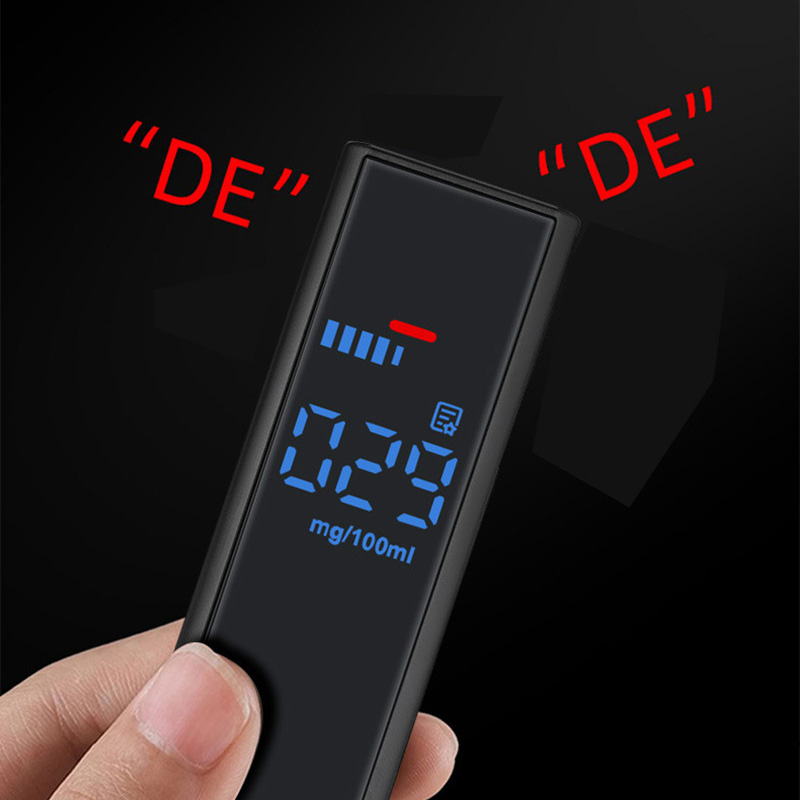 Xiaomi Portable Breathalyzer w/Semiconductor Sensor Instant BAC Result Digital Display Keychain Alcohol Tester Home Car