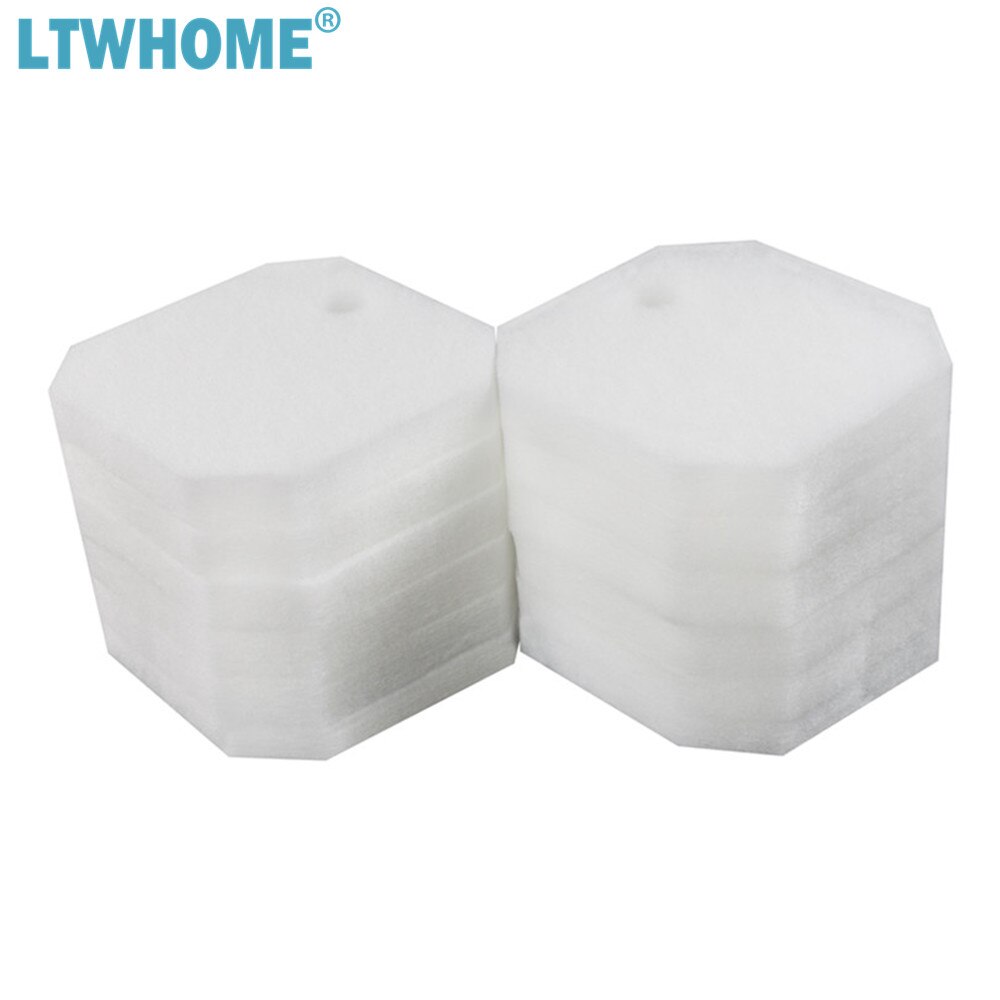 LTWHOME Ersatz Weiß Feine Filter Pads passen für Eheim 2616225 Professionelle 2222/2324 und Erfahrung 150/250/250T