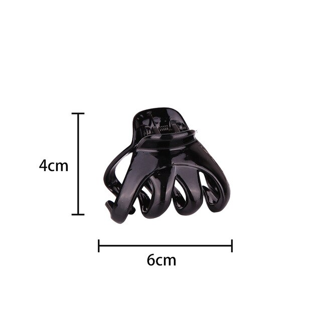 Femmes pieuvre cheveux griffe épingle à cheveux pince dame solide en plastique outils de coiffure pince à cheveux épingle à cheveux accessoires de cheveux: 1