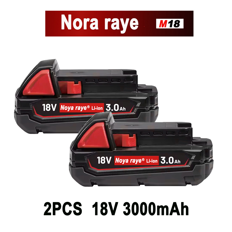 For Milwaukee M18 M12 Power Tool Battery XC 12v 18v 3Ah 5Ah 6Ah 9Ah M18B5 48-11-1815 48-11-1860 M18B2 M18B4 M18B5 Battery Packs: Other