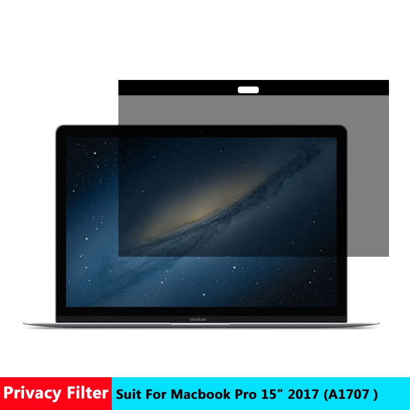 Aiboully magnetisk privatlivsfilter skærme beskyttelsesfilm til macbook pro 15 tommer til apple laptop model nummer  a 1707