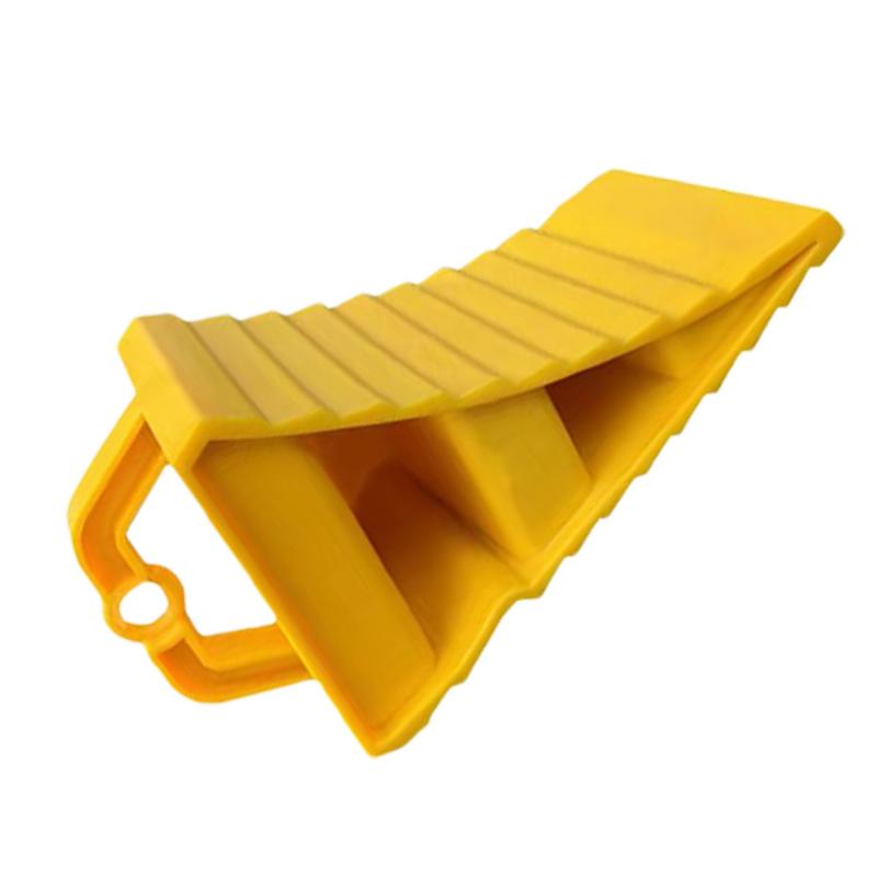 Car Trailer Wheel Chock with Handles Vehicle Truck Tire Stop Block Anti-slip Parking Wedges Car Stopper Wheel Alignment Block