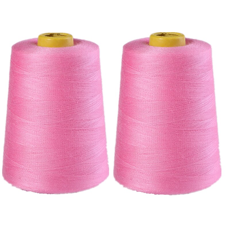 1Pcs 8000 Yards Polyester Thread Sewing 19 Colors Optional: Rose 1pcs