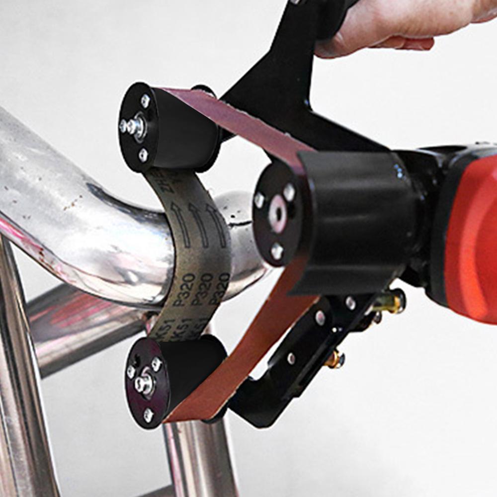 Polijsten Tool Beugel Bandschuurmachine Attachment Schuren Ondersteuning Angle Grinder Pijp Buis Accessoires Aluminiumlegering Professionele