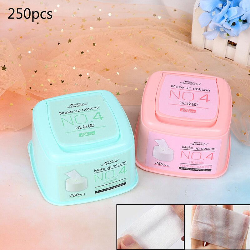 Skin Care Face Wash Pumping Paper Makeup Tools 250Pcs/Roll Cotton Pads Makeup Remover Wipes Facial Cosmetic Deep Clean tool