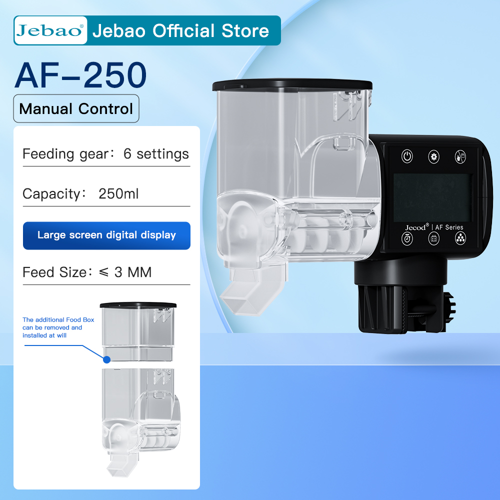 Jebao Jecod Neue Aquarium Aquarium Feeder Intelligente Automatische Feeder Digitale Timing Wifi Drahtlose Fernbedienung Fisch Fütterung: WEISS
