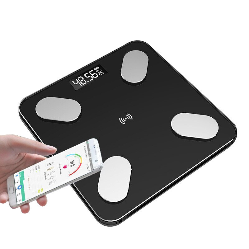 Body Bathroom Scale Smart Bluetooth BMI Electronic LED Digital Fat Weight Balance Body Composition Analyzer Scale